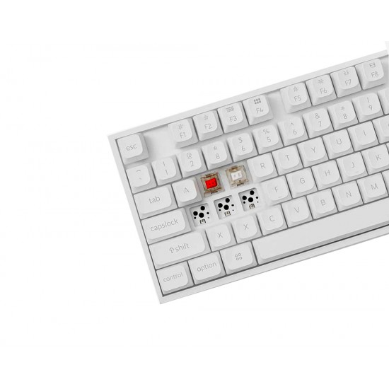 KEYCHRON K8 MAX QMK HOT SWAPPABLE RGB BACKLIGHT KEYS QMK 2.4 GHZ